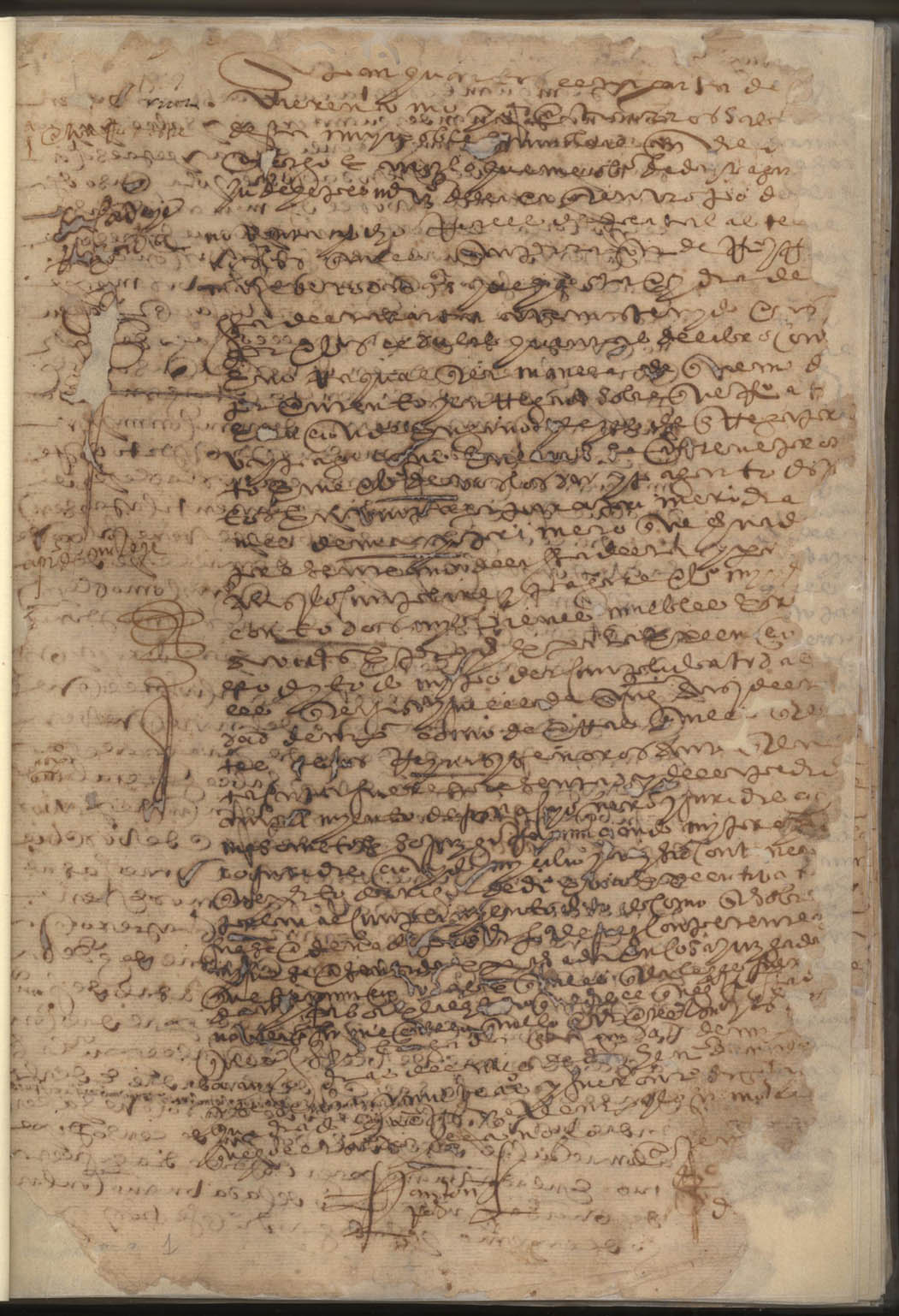 Registro de Cosme Ruiz, Murcia de 1569.